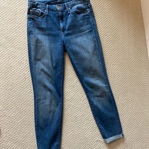 Mother High Waisted Ankle Jeans